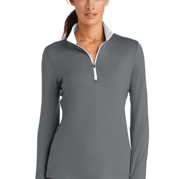 NIKE Golf Ladies Dri FIT Stretch 1/2 Zip Cover Up Thumbnail