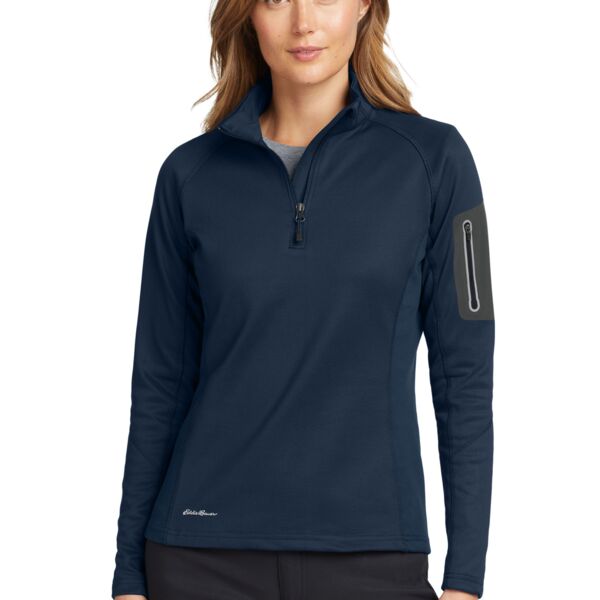 Ladies 1/2 Zip Performance Fleece Jacket Thumbnail