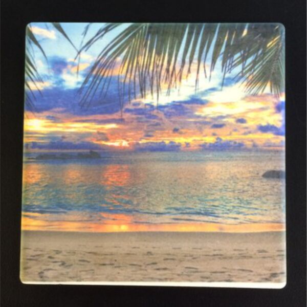 Square Sandstone Coaster - Soft Color Printed - Minimum only 4 Thumbnail