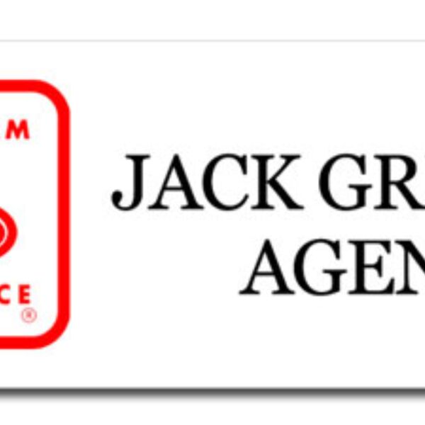 1.5" x 3" Magnetic Name Badge - Full Color Print - Personalized - Low Minimum 4 Thumbnail