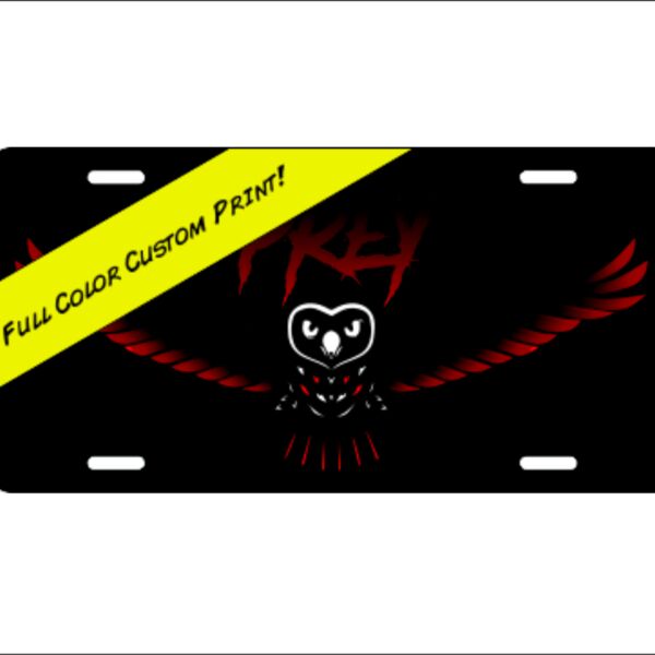 Custom Aluminum License Plate - Full Color Printed - Low Minimum 4 Thumbnail