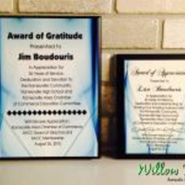 Custom 5" x 7" Black Plaque (Vertical) Low Minimum 1 Thumbnail