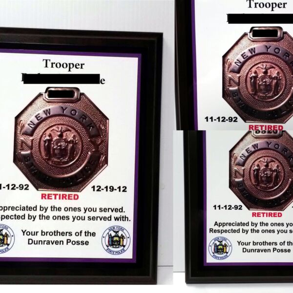 Custom 7" x 9" Black Plaque (Vertical) Low Minimum 1 Thumbnail