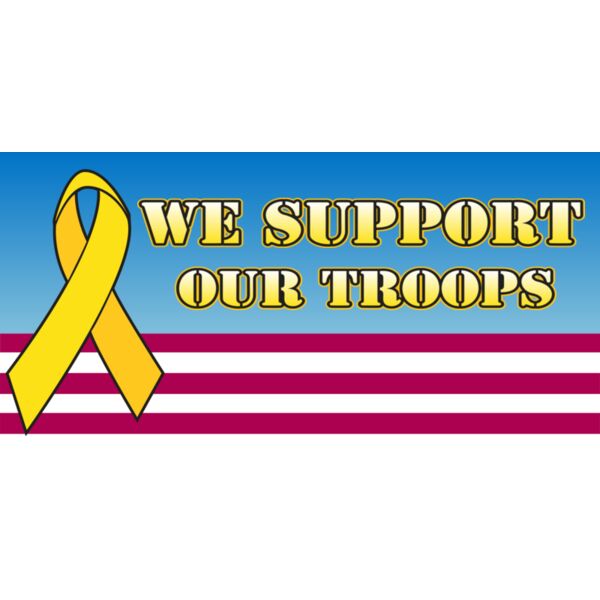 Support Our Troops 120x60 Thumbnail