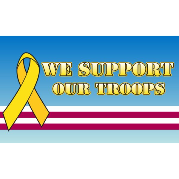 Support Our Troops 60x36 Thumbnail