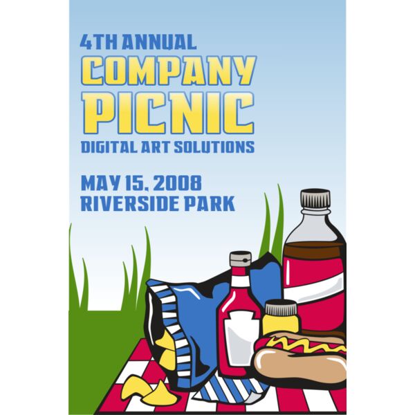 Company Picnic 24x36 Thumbnail