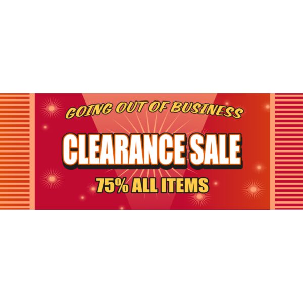 Going Out Of Business 96x36 Thumbnail