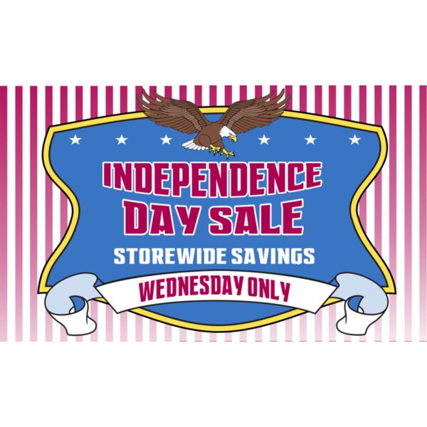Independence Day Sale 60x36 Thumbnail