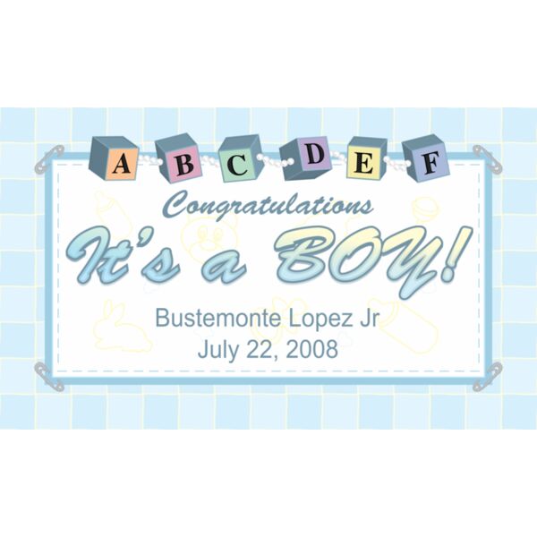 Baby Boy 60x36 Thumbnail