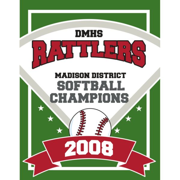 Softball 24x36 Thumbnail