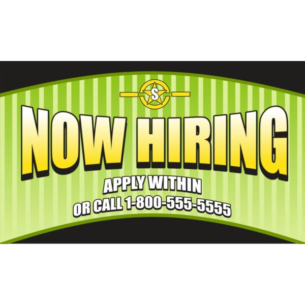 Now Hiring 60x36 Thumbnail