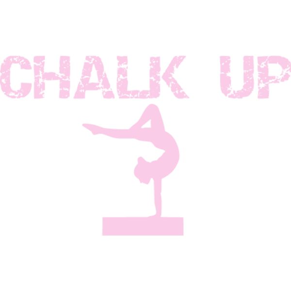 Chalk Up on Balance Beam Gymnastic Design Thumbnail