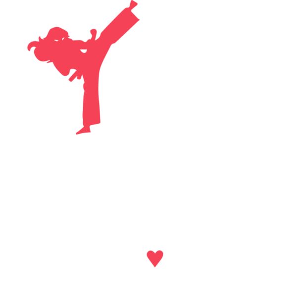 Karate Kick Like A Girl Design Thumbnail
