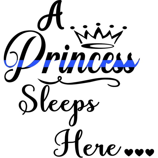 A Princess Sleeps Here Design Thumbnail