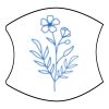 Blue Line Flag - Non-Medical Face Mask Thumbnail
