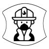 Blue Line Flag - Non-Medical Face Mask Thumbnail