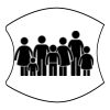 Blue Line Flag - Non-Medical Face Mask Thumbnail