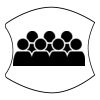 Blue Line Flag - Non-Medical Face Mask Thumbnail