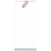 Premium Quality Retractable Banner Stand - 33 in x 80 in, Padded Carry Case Thumbnail